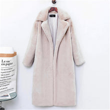 2018 Autumn And Winter Fashion New Imitation Velvet Fur Coat In The Long Section Of Fur Coat Female Loose Thick Warm H0171