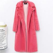 2018 Autumn And Winter Fashion New Imitation Velvet Fur Coat In The Long Section Of Fur Coat Female Loose Thick Warm H0171