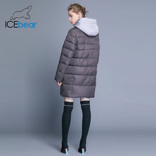 ICEbear 2018 new hooded woman coat winter slim jacket high quality brand clothing design windproof warm  parkas GWD18192I
