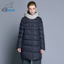 ICEbear 2018 new hooded woman coat winter slim jacket high quality brand clothing design windproof warm  parkas GWD18192I