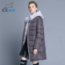 ICEbear 2018 new hooded woman coat winter slim jacket high quality brand clothing design windproof warm  parkas GWD18192I