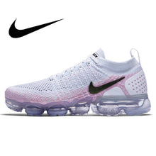 Officiel D'origine NIKE Air Max Vapormax Flyknit Chaussures de Course des Femmes Sneakers low top Toute la Paume Rembourrage Respirant 942843