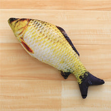 30cm Cat Favor Fish Dog Toys Plush Stuffed 3D Fish Shape Cats Toy Fish Catnip Scratch Board For Cat toys interactive Pet Product