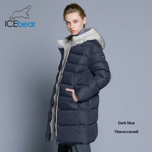 ICEbear 2018 new hooded woman coat winter slim jacket high quality brand clothing design windproof warm  parkas GWD18192I