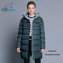 ICEbear 2018 new hooded woman coat winter slim jacket high quality brand clothing design windproof warm  parkas GWD18192I