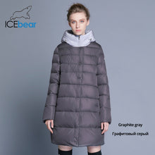 ICEbear 2018 new hooded woman coat winter slim jacket high quality brand clothing design windproof warm  parkas GWD18192I